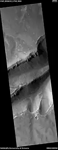 Layers in Echus Chasma, as seen by HiRISE under HiWish program.