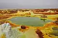 Sulfur ponds