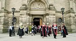 Students leaving after graduation (2008)