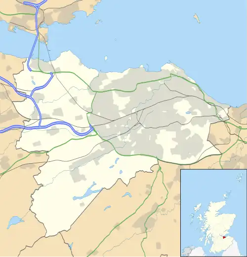 Balgreen is located in the City of Edinburgh council area