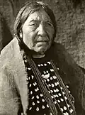 Stsimaki (Reluctant-to-be-woman) - Blood by Edward S. Curtis