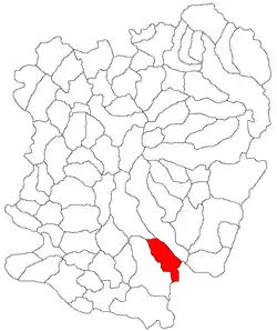 Location in Caraș-Severin County