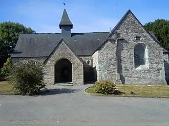 The church in Sainte-Brigitte