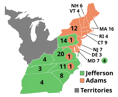 Electoral College map