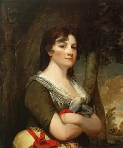 Portrait of Elizabeth (Eliza) Parke Custis by Gilbert Stuart (1796)