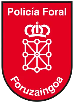 Emblem of the Police Force of Navarre