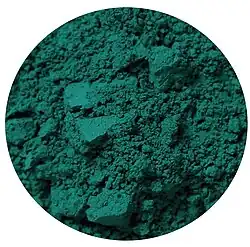 Emerald green pigment