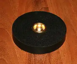 Black cello endpin stopper