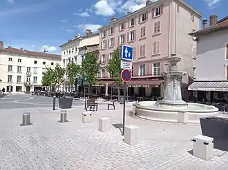 Bourgoin-Jallieu city centre