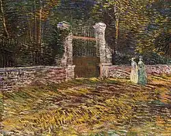 Entrance of Voyer d'Argenson Park at Asnières 1887 Israel Museum, Jerusalem