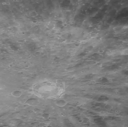 Oblique view with north at left