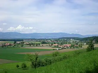 Ersigen village seen from Rudswil