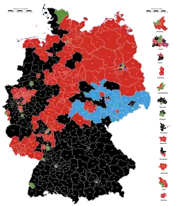 Constituency results, 2021