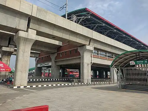 Uttara North metro station
