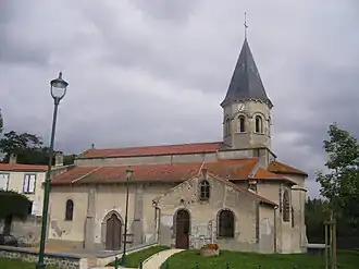 The church in Varennes-sur-Morge