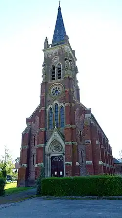 The church in Fleury