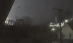 An EF3 tornado approaches Fairdale