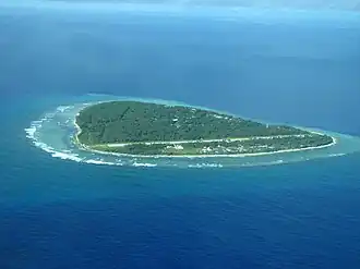 Falalop Island in Ulithi Atoll