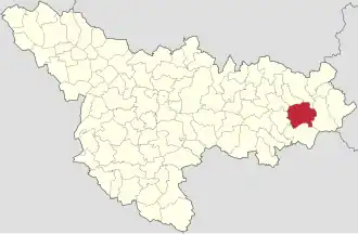 Location in Timiș County
