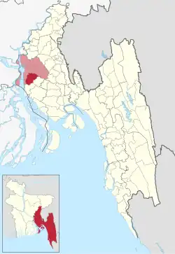 Location of Faridganj