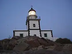 The lighthouse near Akrotiri