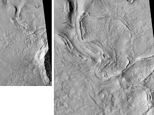 Fenagh Crater Ejecta, as seen by HiRISE