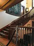 The Fenyes Mansion staircase.