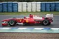 Fernando Alonso testing the Ferrari F10 during pre-season testing in Jerez, February 2010.