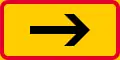 Sign applies in the direction of the arrow (formerly used )