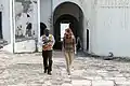 First Lady Melania Trump tours the Cape Coast Castle