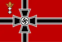 Flag of police in Free City of Danzig Danziger Polizei (c. 1937–1939)