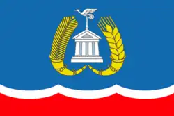 Flag of Gatchinsky District (since 2003)[126]