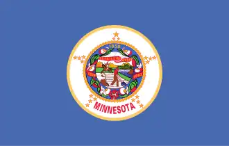 Minnesota flag until May 2024.