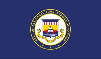 Flag of the Panama Canal Zone (1903–1979), U.S. territory