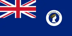Proposed flag of Queensland (1870)
