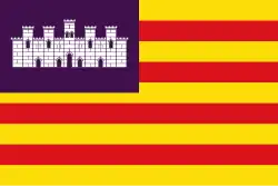 Flag of the Balearic Islands