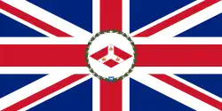 Flag of the governor of the Straits Settlements (1874–1904)