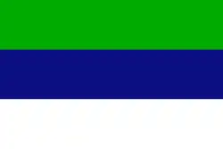 green-blue-white flag (c. 1861)