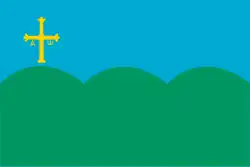 Flag of Santa Eulalia de Oscos