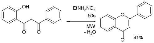 Flavone synthesis from 1,3-ketones