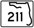 State Road 211 marker