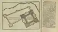 Plan of Fort Zeelandia in a 1707 letter