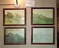 Photographs of the fortress exhibited in the Museum of Arms.