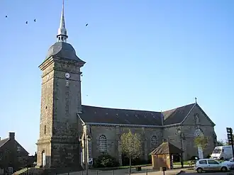 The church in Saint-Bômer-les-Forges
