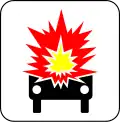 Vehicles carrying explosives