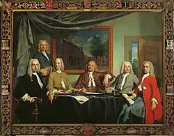 The regents in 1736 by Frans Decker.
