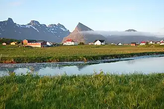 Agriculture in Flakstad Municipality.