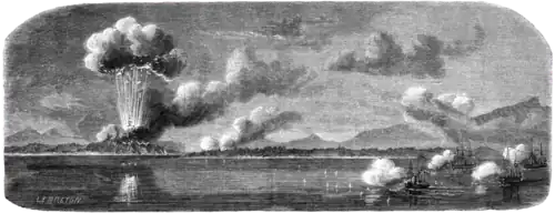 Bombardment of An Hải citadel and Điện Hải citadel by Franco-Spain Alliance.