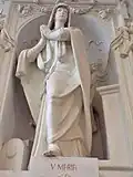 Statue of the Virgin Mary.