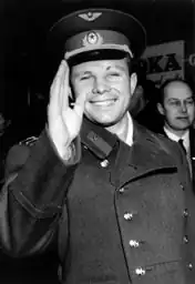 The Soviet Union's Yuri Gagarin, the first person in space (1961)